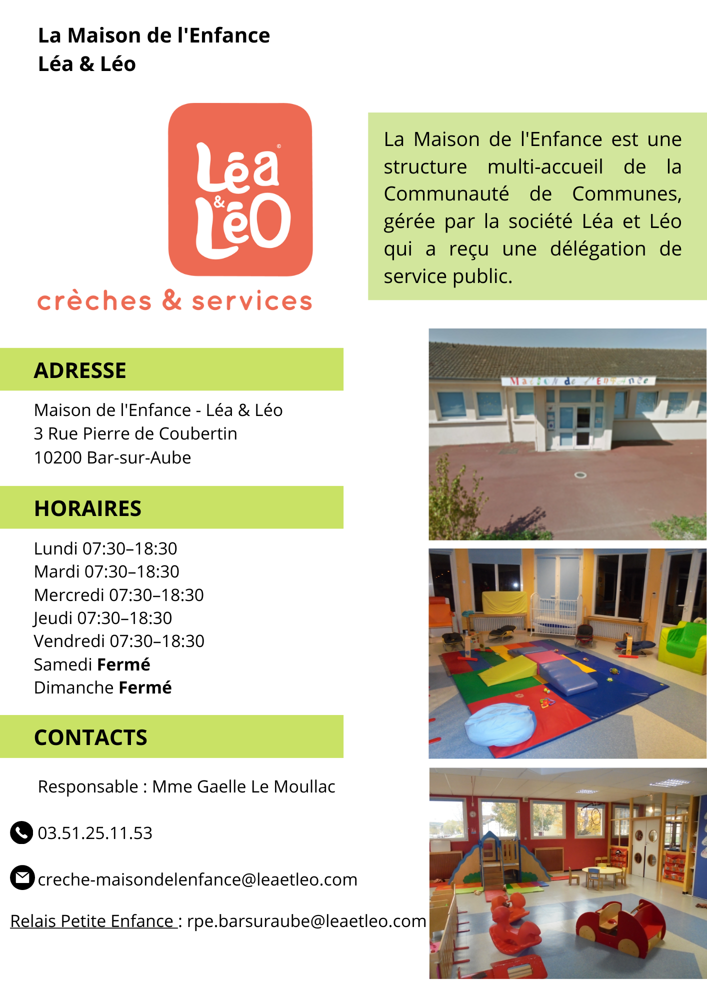 Crèche Léa & Léo